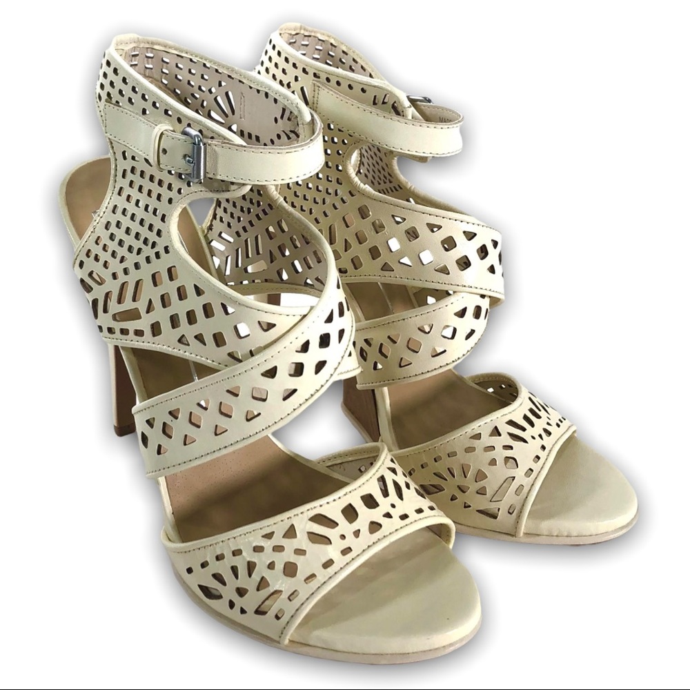 Dolce Vita Ziti Cut Out Caged High Heel Sandals Never Worn